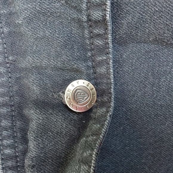 Looney Tunes / Warner Bro. Black Denim Bugs Bunny  Shirt Jacket Vintage Sz.XS - Picture 2 of 8